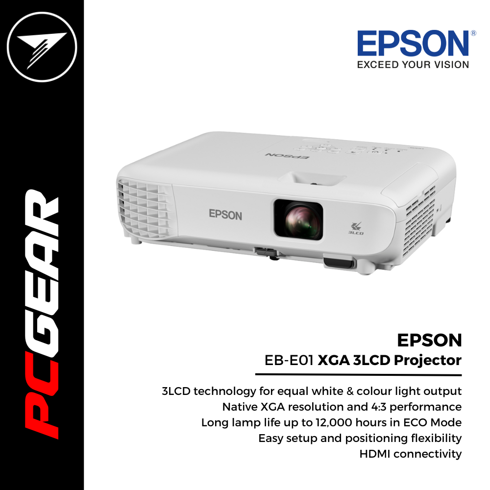 EB-E01 XGA 3LCD Projector